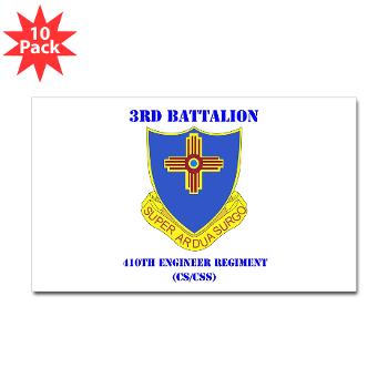 3B410ER - M01 - 01 - DUI - 3rd Bn - 410TH Engineer Regt with Text Sticker (Rectangle 10 pk) - Click Image to Close