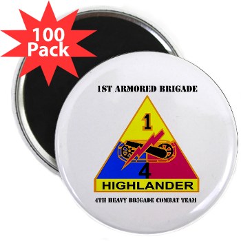 4HCTB - M01 - 01 - DUI - 4th Heavy BCT with Text 2.25" Magnet (100 pack)