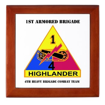 4HCTB - M01 - 03 - DUI - 4th Heavy BCT with Text Keepsake Box - Click Image to Close