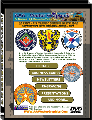 US Army - Air Traffic Control Battalions Insignia DUIs DVD
