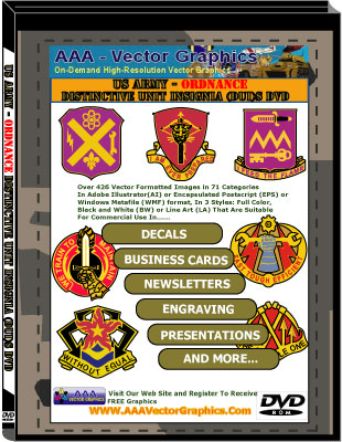 US Army - Ordnance Insignia DUIs DVD - Click Image to Close