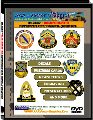 US Army - Quartermaster Insignia DUIs DVD - Click Image to Close