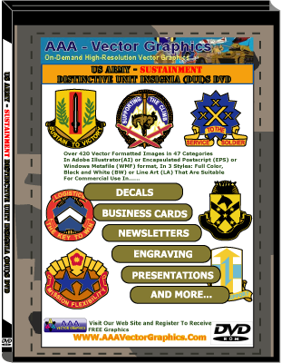 US Army - Sustainment Insignia DUIs DVD