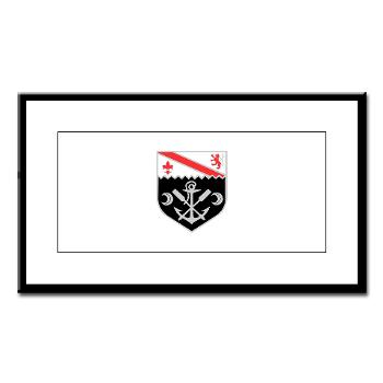 EBN - M01 - 02 - DUI - 1st Engineer Battalion - Small Framed Print