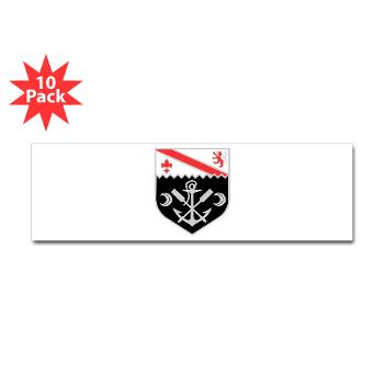 EBN - M01 - 01 - DUI - 1st Engineer Battalion - Sticker (Bumper 10 pk) - Click Image to Close