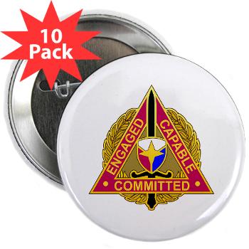 ECC - M01 - 01 - DUI - Expeditionary Contracting Command - 2.25" Button (10 pack) - Click Image to Close