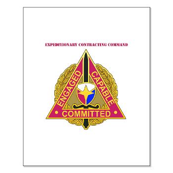 ECC - M01 - 02 - DUI - Expeditionary Contracting Command with Text - Small Poster