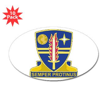 ECC409CSB - M01 - 01 - DUI - 409th Contracting Support Brigade - Sticker (Oval 10 pk) - Click Image to Close