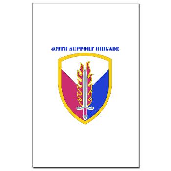 ECC409SB - M01 - 02 - SSI - 409th Support Bde with text - Mini Poster Print - Click Image to Close