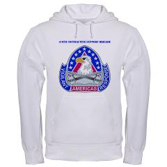 ECC410SB - A01 - 03 - DUI - 410th Contracting Support Bde with text - Hooded Sweatshirt