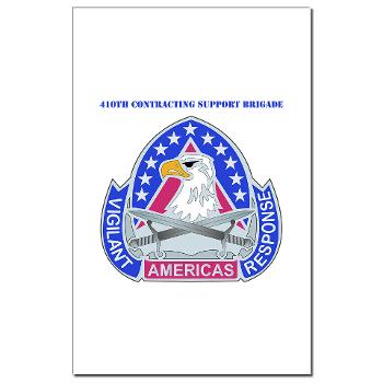 ECC410SB - M01 - 02 - DUI - 410th Contracting Support Bde with text - Mini Poster Print