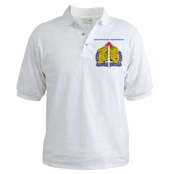 ECC411SB - A01 - 04 - DUI - 411th Contracting Support Brigade with Text - Golf Shirt - Click Image to Close