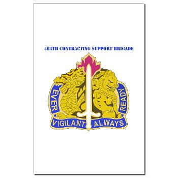 ECC411SB - M01 - 02 - DUI - 411th Contracting Support Brigade with Text - Mini Poster Print - Click Image to Close