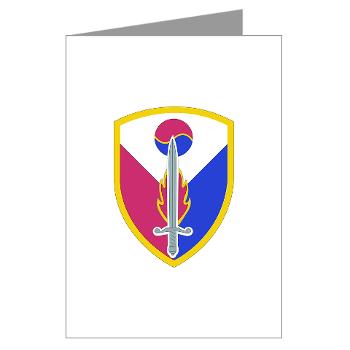 ECC411SB - M01 - 02 - SSI - 411th Support Bde - Greeting Cards (Pk of 10)
