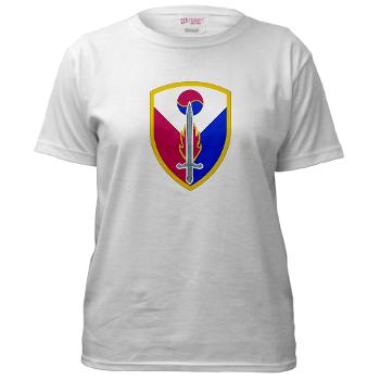 ECC411SB - A01 - 04 - SSI - 411th Support Bde - Women's T-Shirt