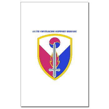 ECC411SB - M01 - 02 - SSI - 411th Support Bde with text - Mini Poster Print - Click Image to Close