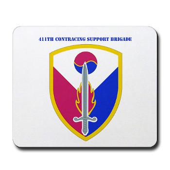 ECC411SB - M01 - 03 - SSI - 411th Support Bde with text - Mousepad