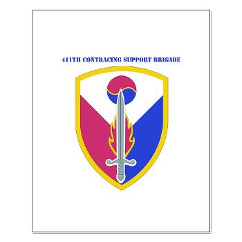 ECC411SB - M01 - 02 - SSI - 411th Support Bde with text - Small Poster