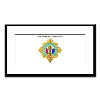 ECC413CSB - M01 - 02 - DUI - 413th CSB with text Small Framed Print - Click Image to Close
