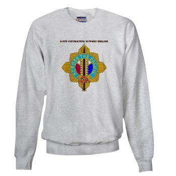 ECC413CSB - A01 - 03 - DUI - 413th CSB with text Sweatshirt - Click Image to Close
