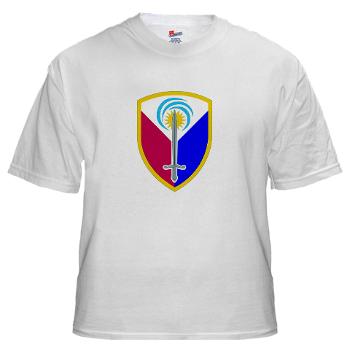 ECC413CSB - A01 - 04 - SSI - 413th Support Brigade - White T-Shirt