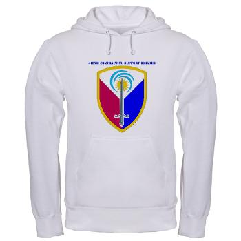 ECC413CSB - A01 - 03 - SSI - 413th Support Brigade with text - Hooded Sweatshirt - Click Image to Close