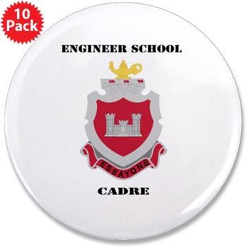 ESC - M01 - 01 - DUI - Engineer School Cadre with Text 3.5" Button (100 pack)