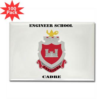 ESC - M01 - 01 - DUI - Engineer School Cadre with Text Rectangle Magnet (100 pack)