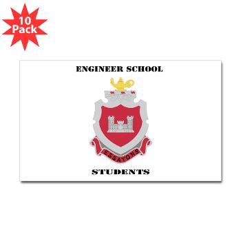 ESS - M01 - 01 - DUI - Engineer School Students with Text Sticker (Rectangle 10 pk) - Click Image to Close