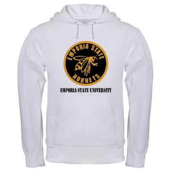 ESU - A01 - 03 - SSI - ROTC - Emporia State University with Text - Hooded Sweatshirt