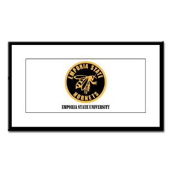 ESU - M01 - 02 - SSI - ROTC - Emporia State University with Text - Small Framed Print - Click Image to Close