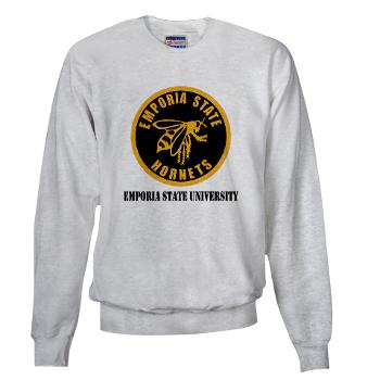 ESU - A01 - 03 - SSI - ROTC - Emporia State University with Text - Sweatshirt