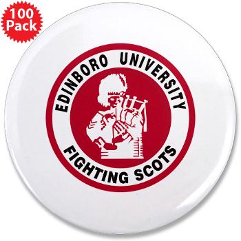 EUP - M01 - 01 - SSI - ROTC - Edinboro University of Pennsylvania - 3.5" Button (100 pack) - Click Image to Close