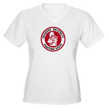 EUP - A01 - 04 - SSI - ROTC - Edinboro University of Pennsylvania - Women's V-Neck T-Shirt - Click Image to Close