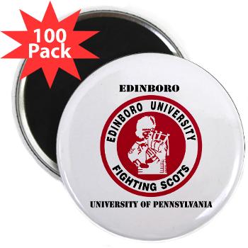 EUP - M01 - 01 - SSI - ROTC - Edinboro University of Pennsylvania with Text - 2.25" Magnet (100 pack)