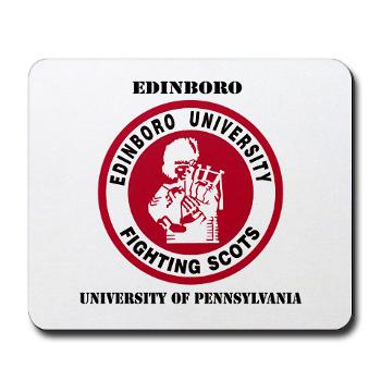 EUP - M01 - 03 - SSI - ROTC - Edinboro University of Pennsylvania with Text - Mousepad