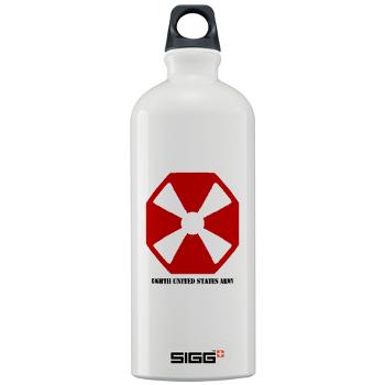 EUSA - M01 - 03 - SSI - Eighth Army (EUSA) with Text - Sigg Water Bottle 1.0L - Click Image to Close