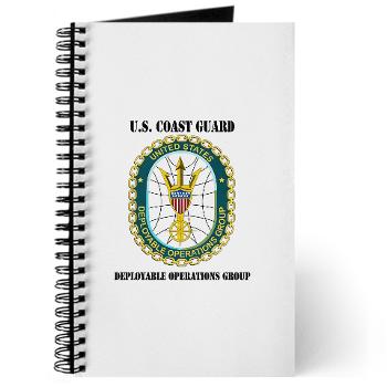 EUSCGDOPSGP - M01 - 02 - EMBLEM - USCG - DEPLOYABLE OPS GP with Text - Journal - Click Image to Close