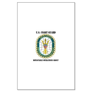 EUSCGDOPSGP - M01 - 02 - EMBLEM - USCG - DEPLOYABLE OPS GP with Text - Large Poster - Click Image to Close