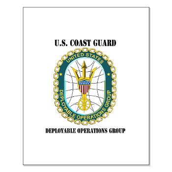 EUSCGDOPSGP - M01 - 02 - EMBLEM - USCG - DEPLOYABLE OPS GP with Text - Small Poster
