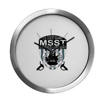 EUSCGMSSTLALB - M01 - 03 - EMBLEM - USCG - MSST - LALB - Modern Wall Clock