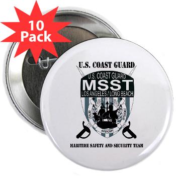 EUSCGMSSTLALB - M01 - 01 - EMBLEM - USCG - MSST - LALB with text - 2.25" Button (10 pack) - Click Image to Close