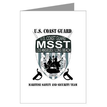 EUSCGMSSTLALB - M01 - 02 - EMBLEM - USCG - MSST - LALB with text - Greeting Cards (Pk of 20) - Click Image to Close