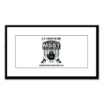 EUSCGMSSTLALB - M01 - 02 - EMBLEM - USCG - MSST - LALB with text - Large Framed Print