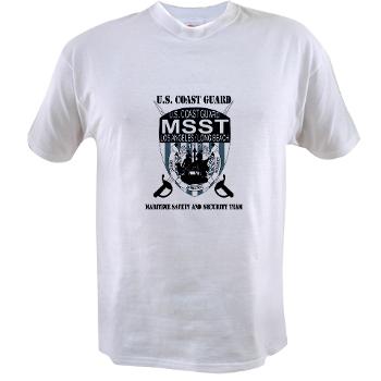 EUSCGMSSTLALB - A01 - 04 - EMBLEM - USCG - MSST - LALB with text - Value T-shirt