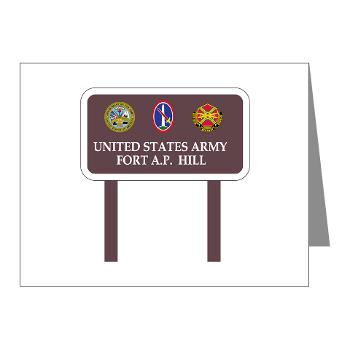 FAPH - M01 - 02 - Fort A. P. Hill - Note Cards (Pk of 20) - Click Image to Close