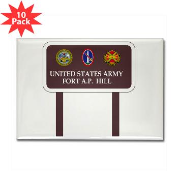 FAPH - M01 - 01 - Fort A. P. Hill - Rectangle Magnet (10 pack) - Click Image to Close