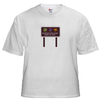 FAPH - A01 - 04 - Fort A. P. Hill - White t-Shirt - Click Image to Close