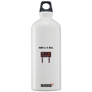 FAPH - M01 - 03 - Fort A. P. Hill with Text - Sigg Water Bottle 1.0L