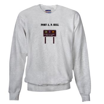 FAPH - A01 - 03 - Fort A. P. Hill with Text - Sweatshirt - Click Image to Close